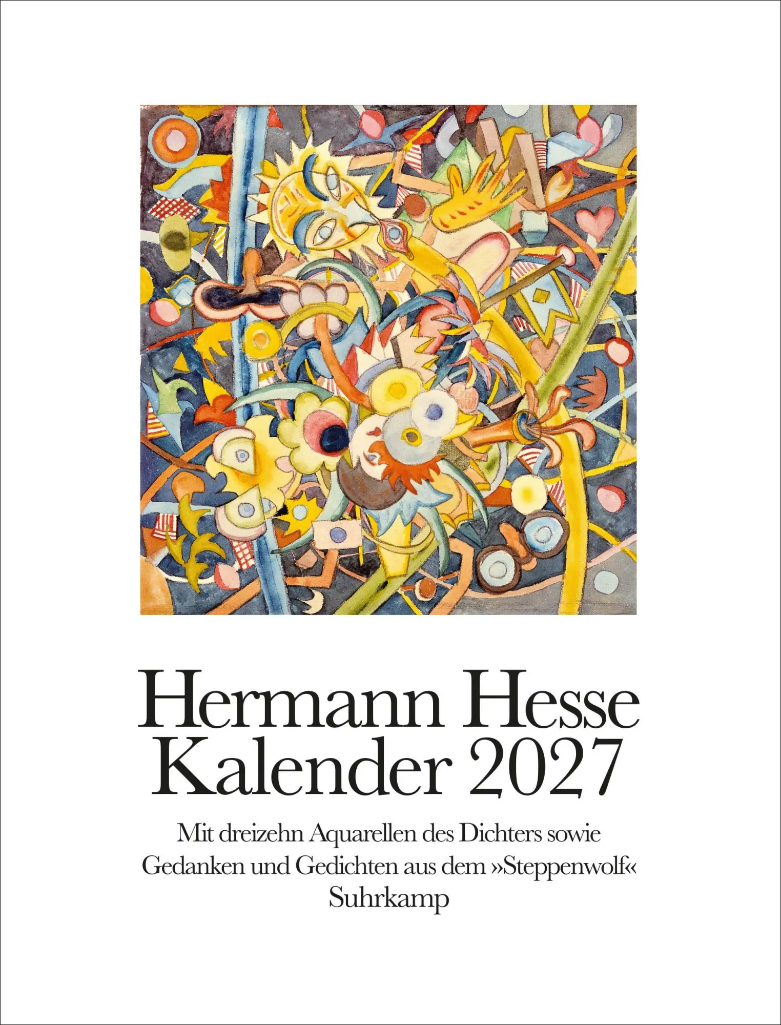 Cover: 4038239050301 | Hermann Hesse Kalender 2027 | Hermann Hesse | Kalender | 14 S. | 2027
