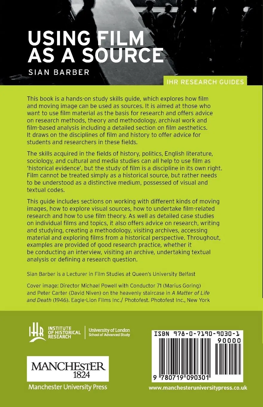 Rückseite: 9780719090301 | Using film as a source | Sian Barber | Taschenbuch | Englisch | 2015