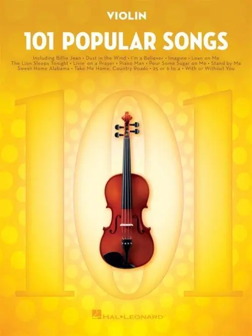 Cover: 9781495090301 | 101 Popular Songs | For Violin | Hal Leonard Publishing Corporation