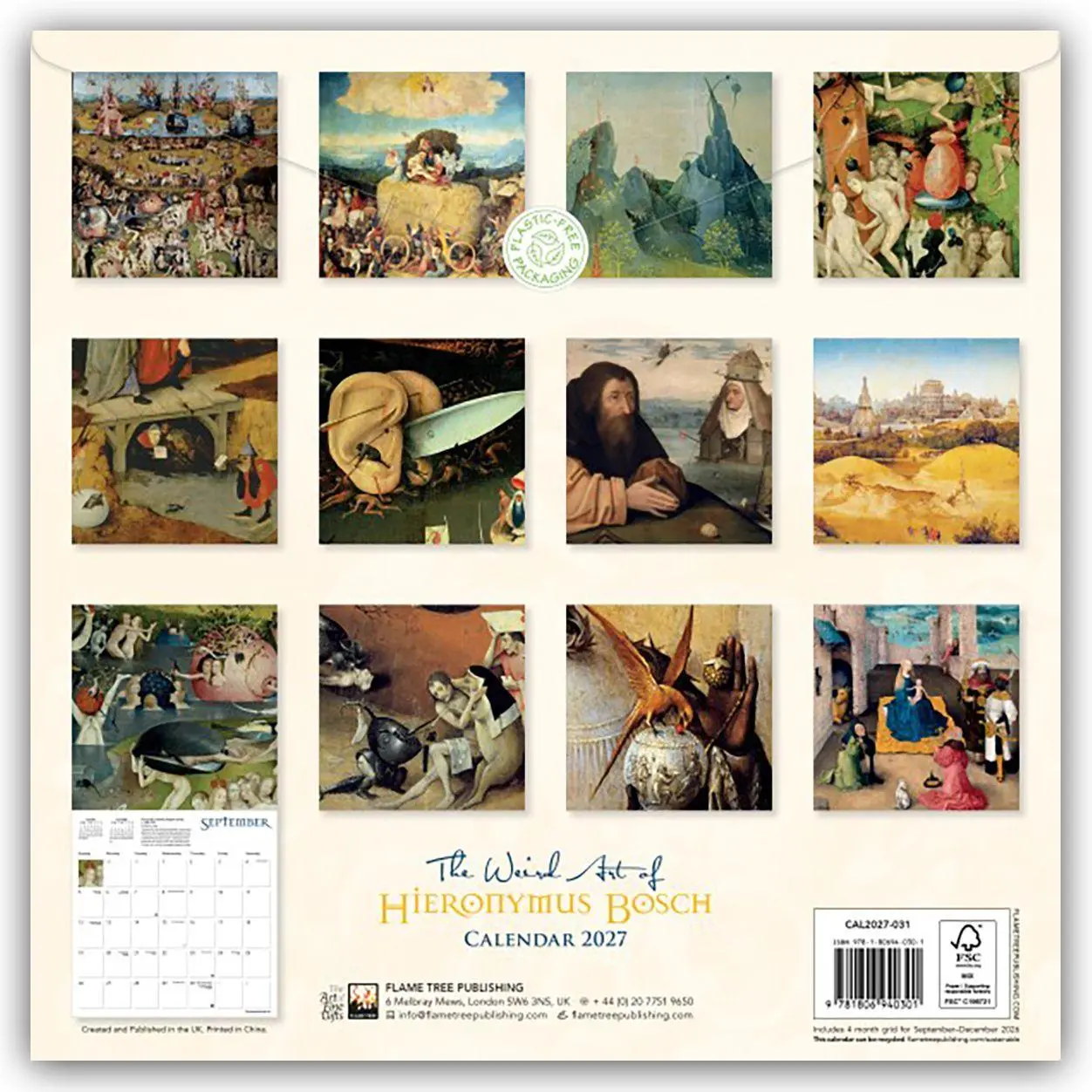 Rückseite: 9781806940301 | The Weird Art of Hieronymous Bosch - Die ungewöhnliche Kunst des...