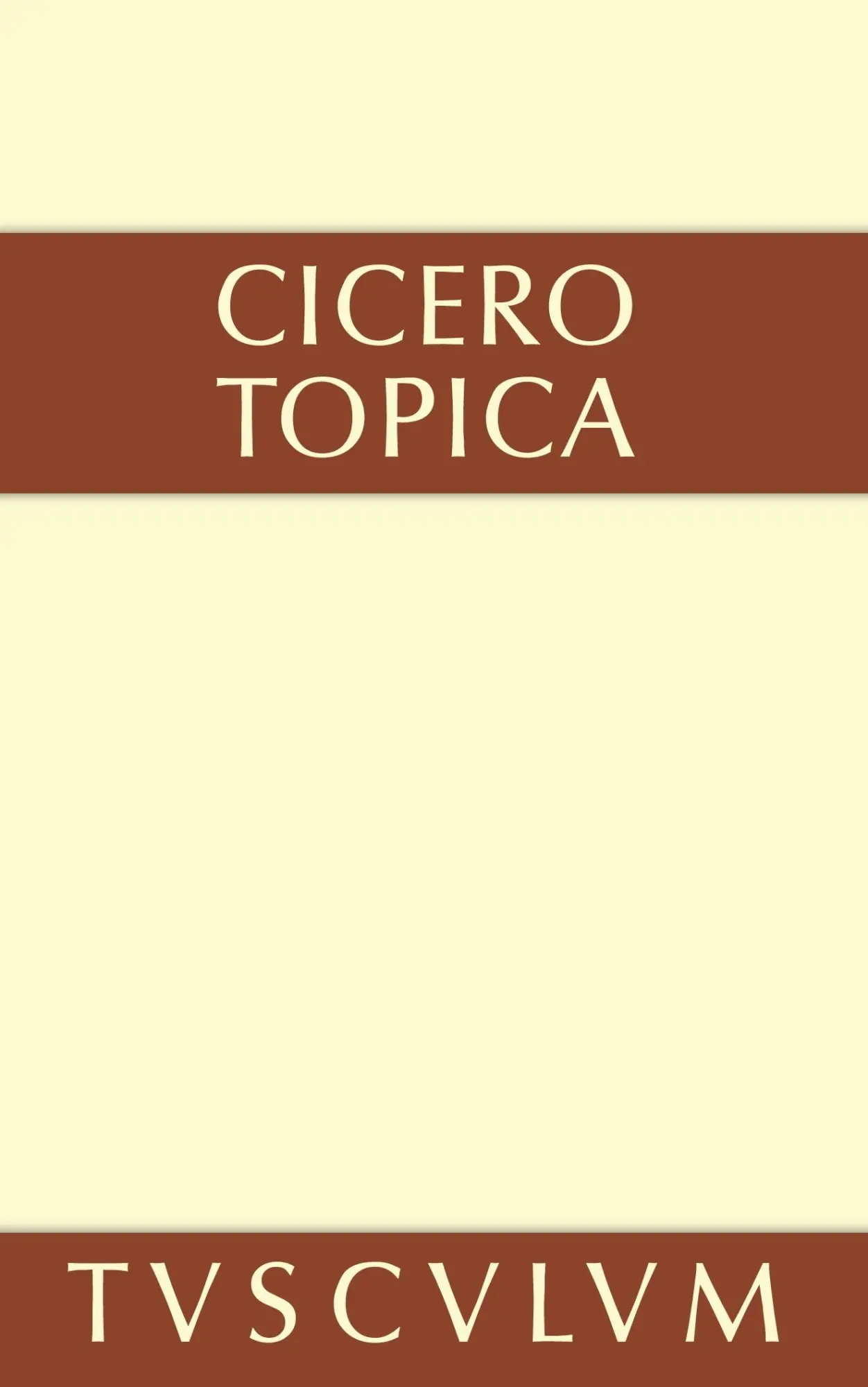 Cover: 9783110360301 | Topica | die Kunst, richtig zu argumentieren. Lateinisch und deutsch
