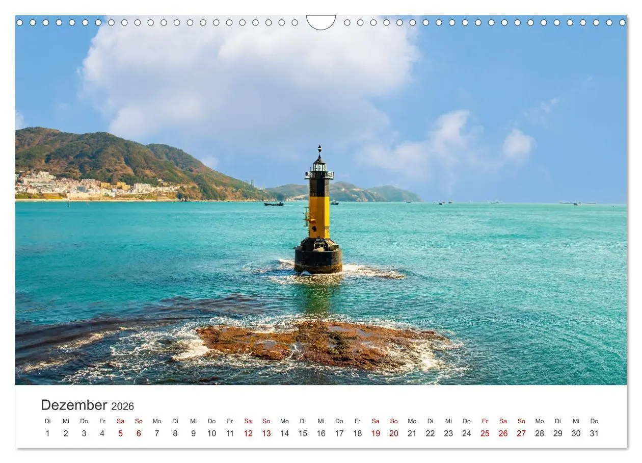 Bild: 9783457410301 | Busan - Hafenstadt in Südkorea (Wandkalender 2026 DIN A3 quer),...