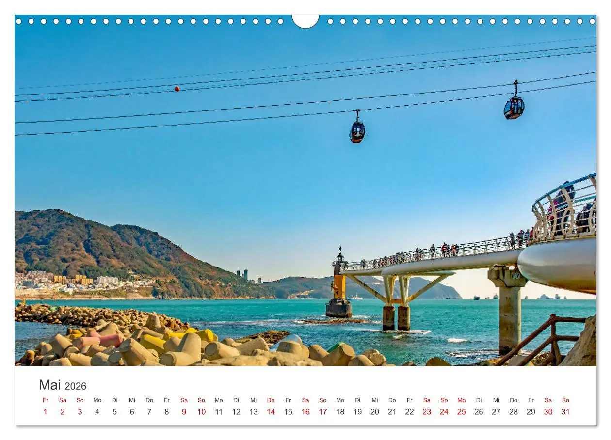 Bild: 9783457410301 | Busan - Hafenstadt in Südkorea (Wandkalender 2026 DIN A3 quer),...