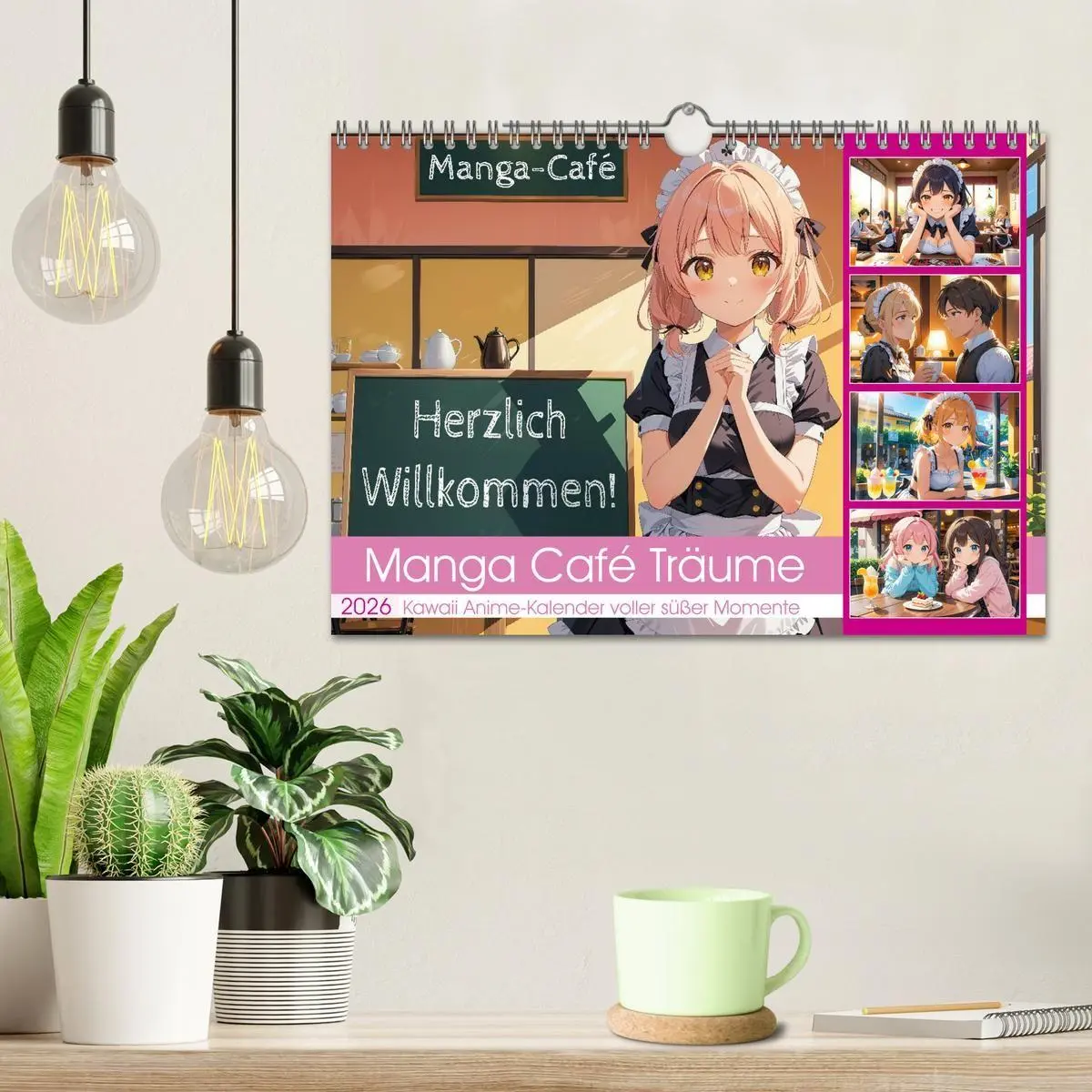 Bild: 9783516670301 | Manga Café Träume - Kawaii Anime-Kalender voller süßer Momente...