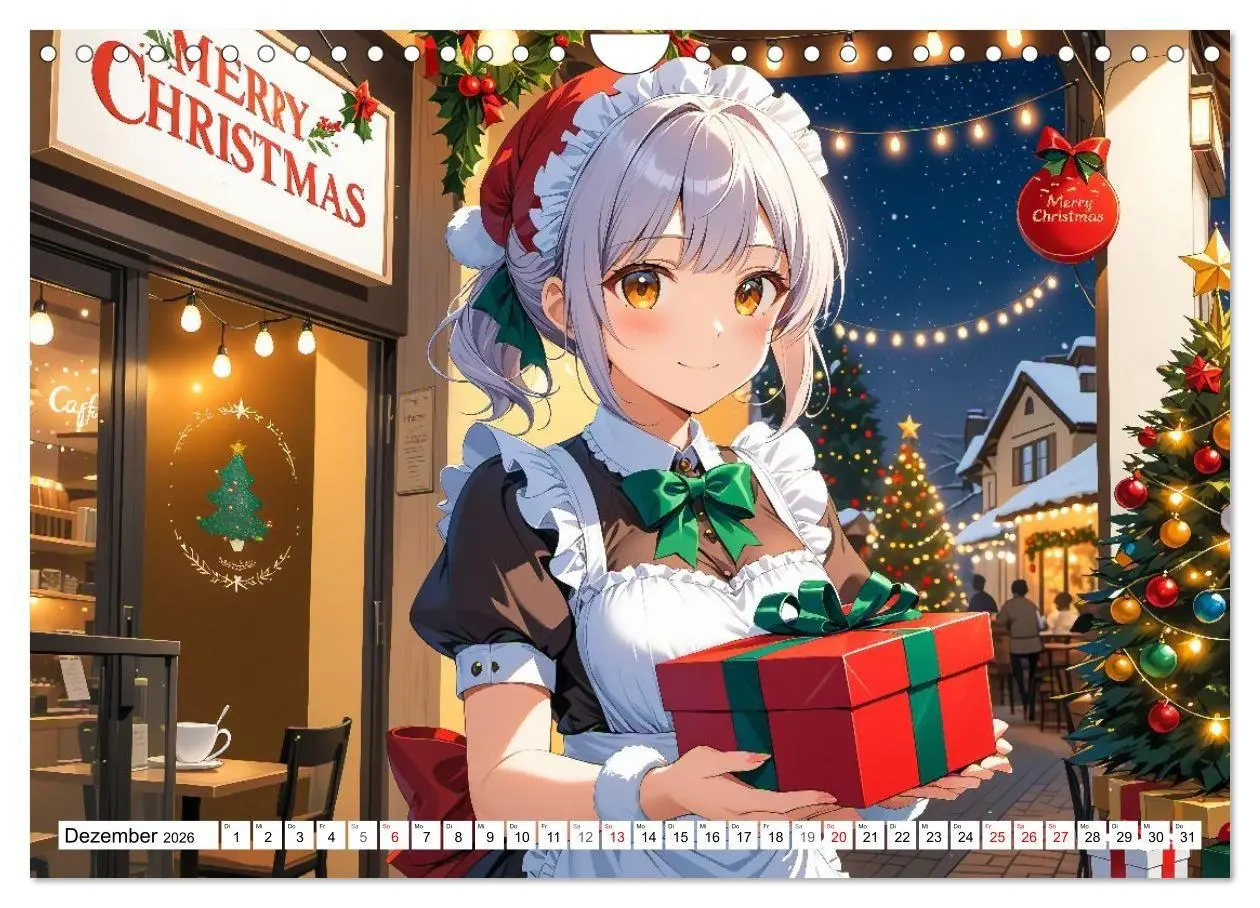 Bild: 9783516670301 | Manga Café Träume - Kawaii Anime-Kalender voller süßer Momente...