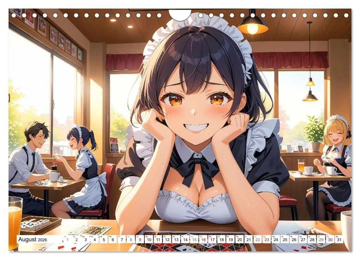 Bild: 9783516670301 | Manga Café Träume - Kawaii Anime-Kalender voller süßer Momente...