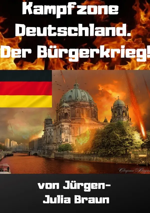 Cover: 9783754960301 | KAMPFZONE DEUTSCHLAND! | Der Bürgerkrieg! | Jürgen- Julia Braun | Buch
