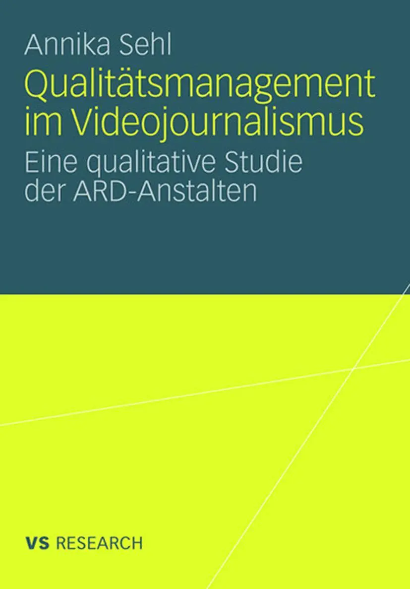 Cover: 9783835070301 | Qualitätsmanagement im Videojournalismus | Annika Sehl | Taschenbuch