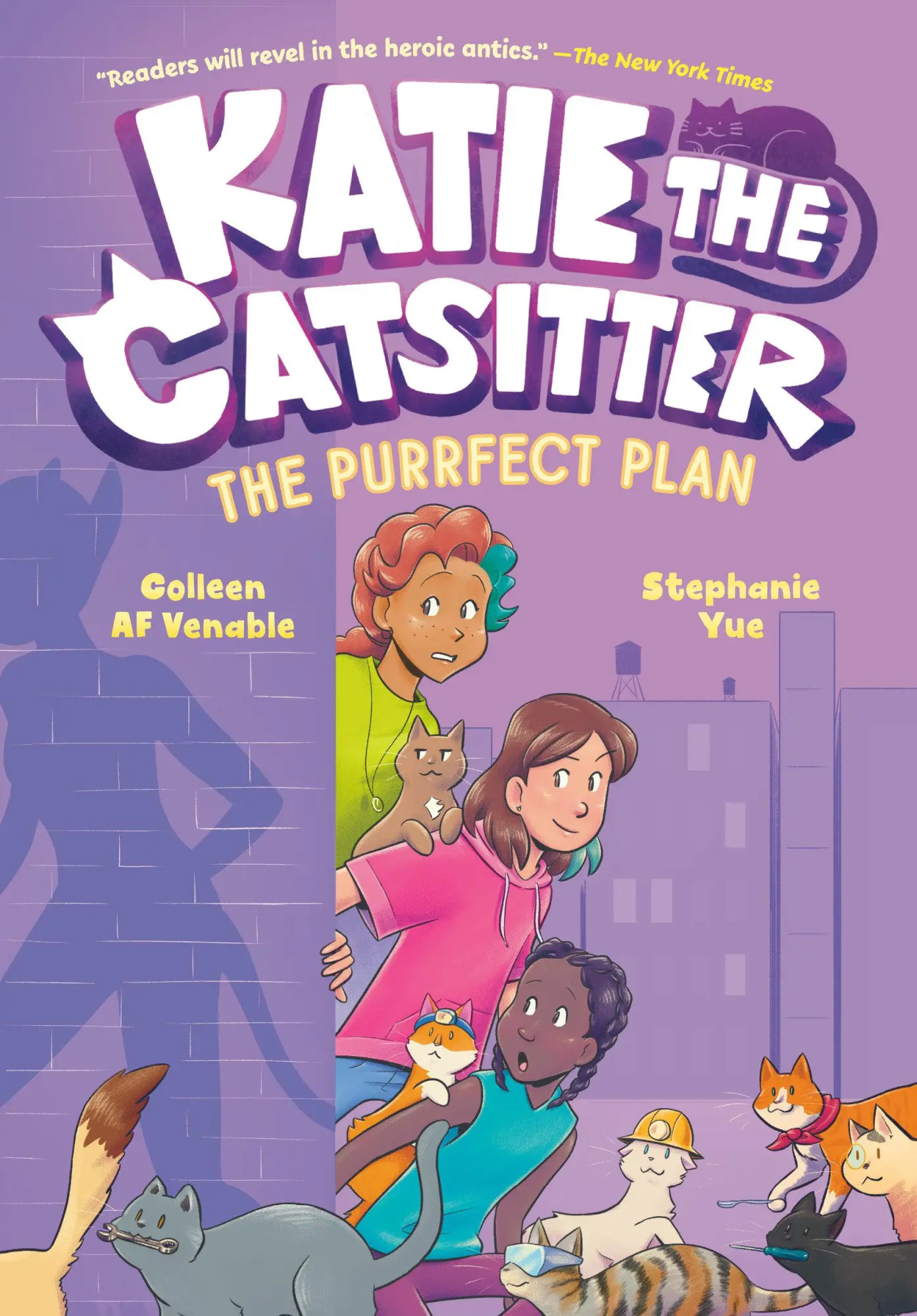 Cover: 9780593570401 | Katie the Catsitter 4: The Purrfect Plan | (A Graphic Novel) | Venable