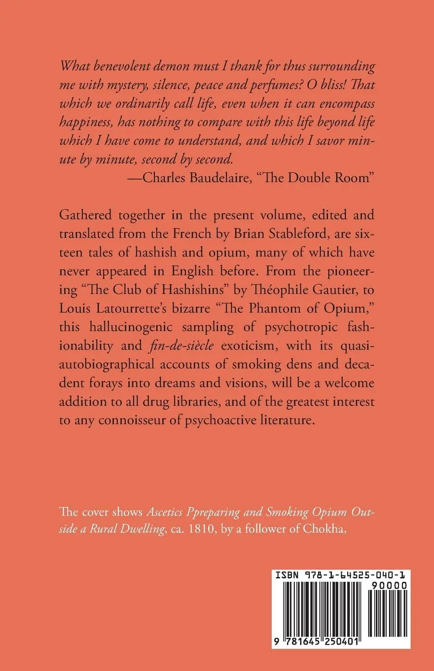 Rückseite: 9781645250401 | Snuggly Tales of Hashish and Opium | Brian Stableford | Taschenbuch