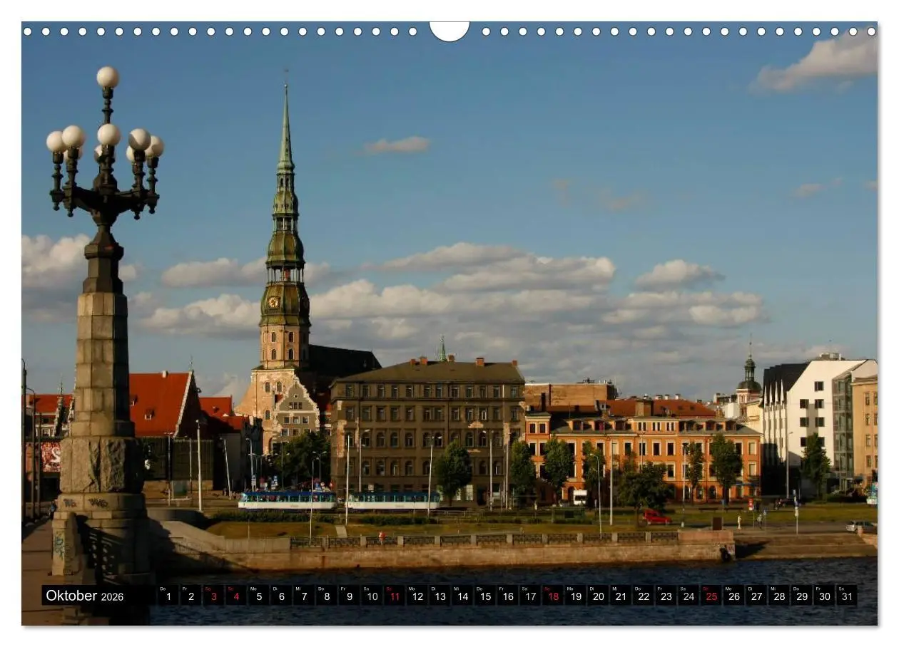 Bild: 9783516110401 | Riga + Jurmala (Wandkalender 2026 DIN A3 quer), CALVENDO...