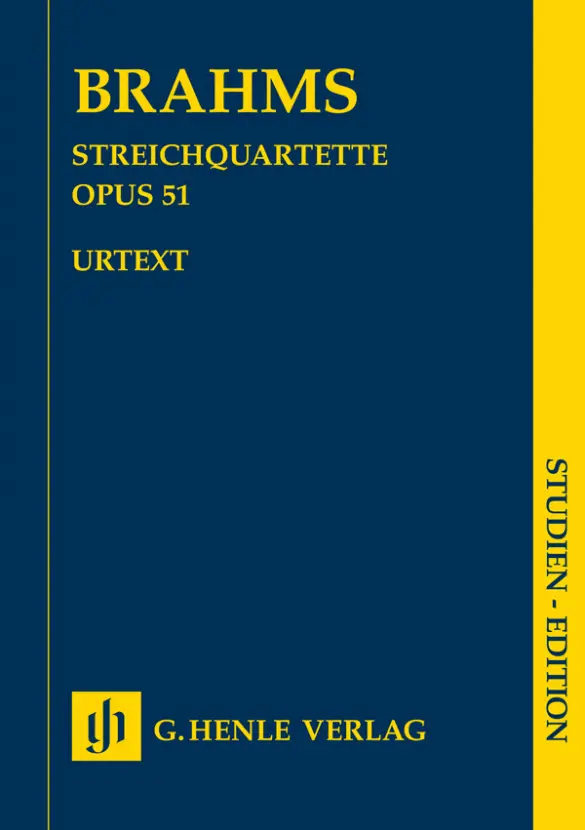 Cover: 9790201890401 | Streichquartett Op.51 | String Quartets in c minor and a minor op. 51