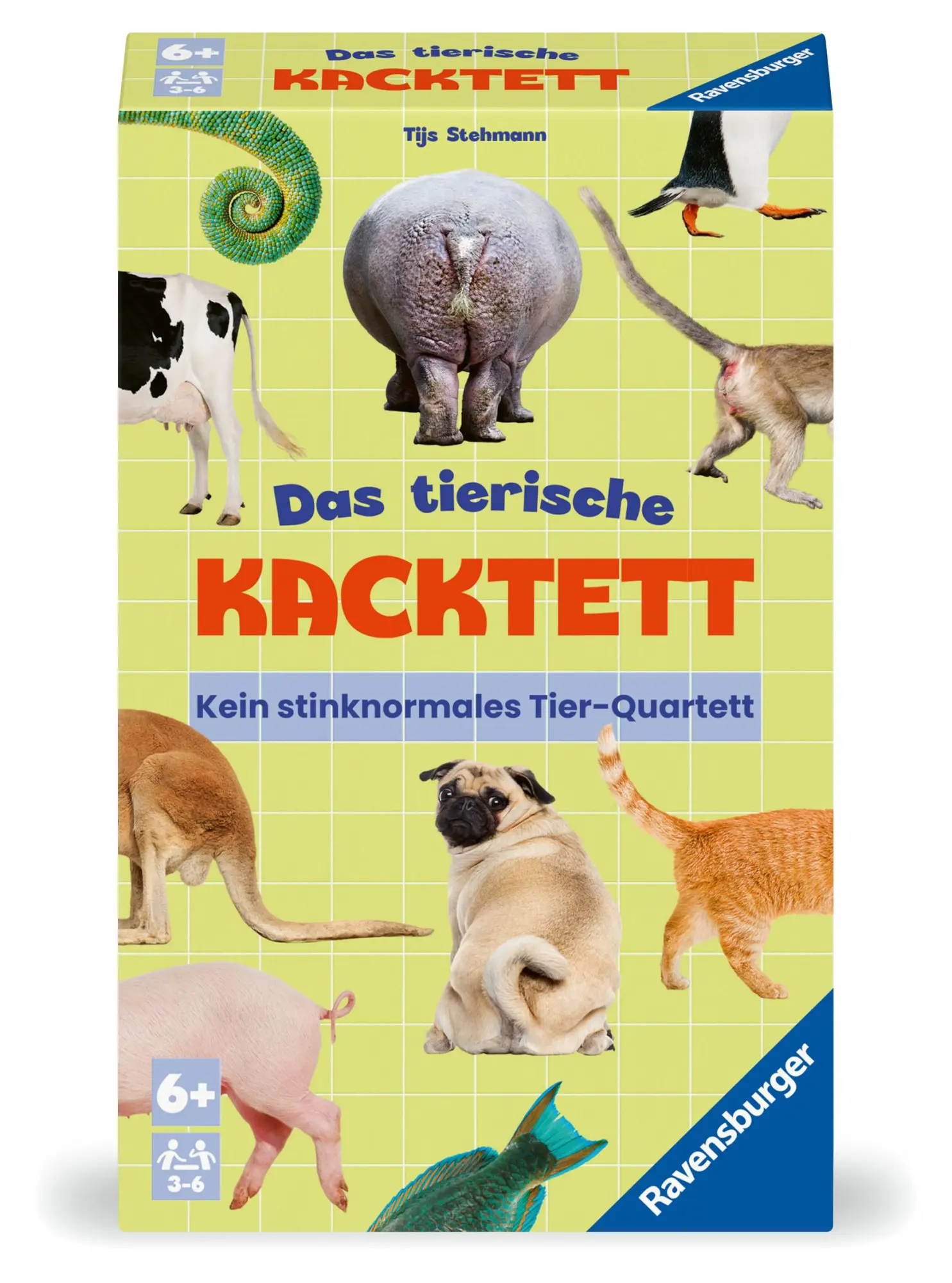 Cover: 4005556230501 | Das tierische Kacktett - Kinderspiel ab 6 Jahre | Tijs Stehmann | 2025