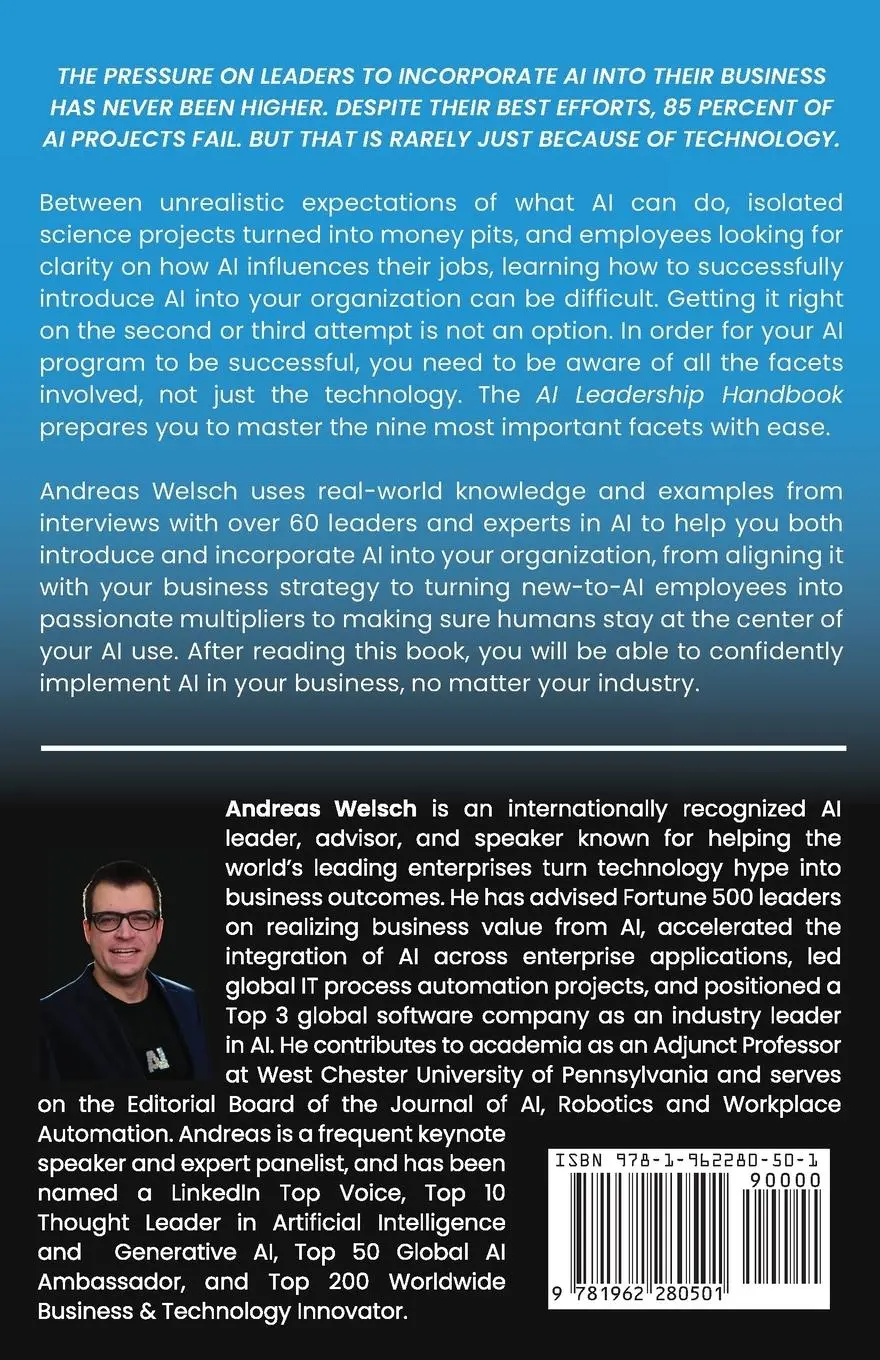 Rückseite: 9781962280501 | AI Leadership Handbook | Andreas Welsch | Taschenbuch | Englisch