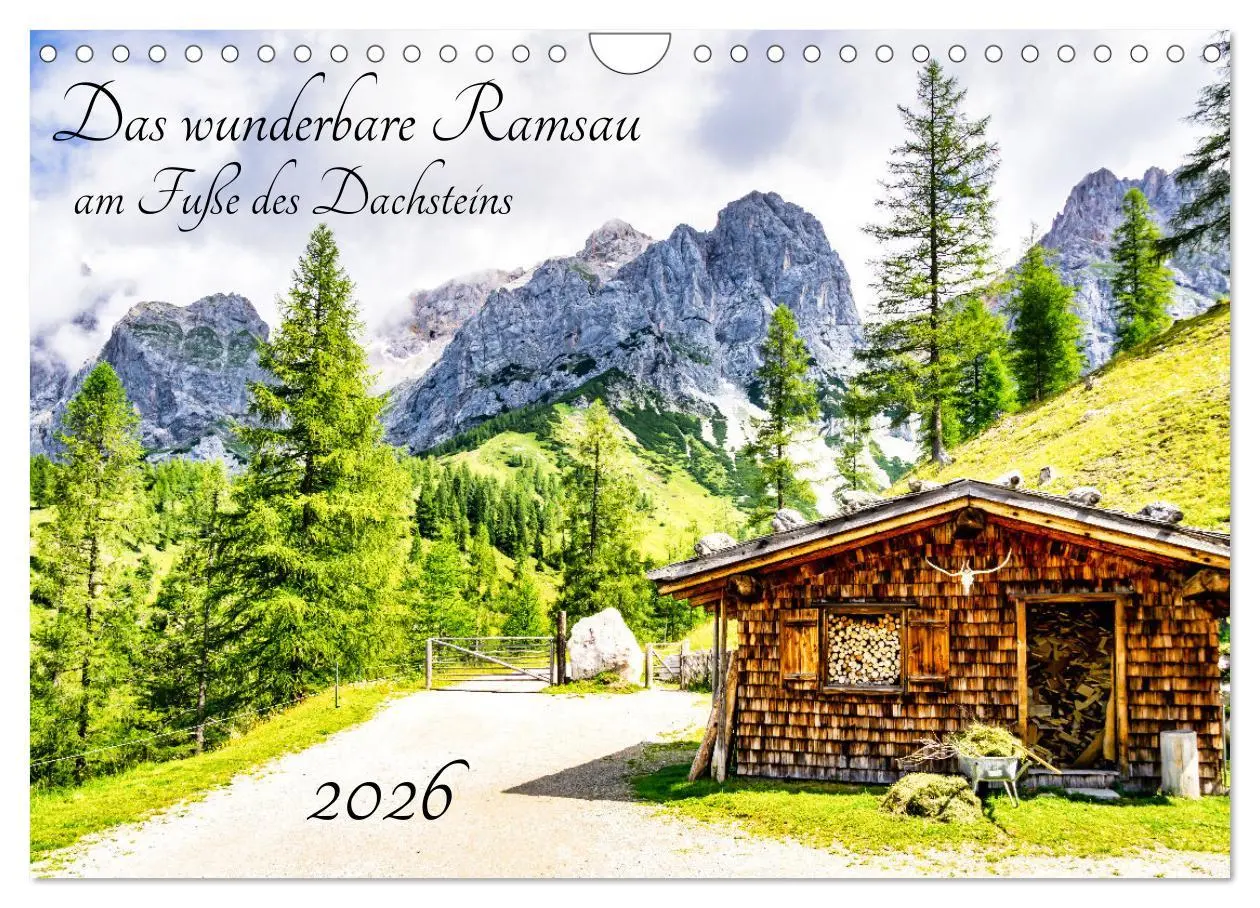 Cover: 9783457630501 | Das wunderbare Ramsau am Fuße des Dachsteins (Wandkalender 2026 DIN...