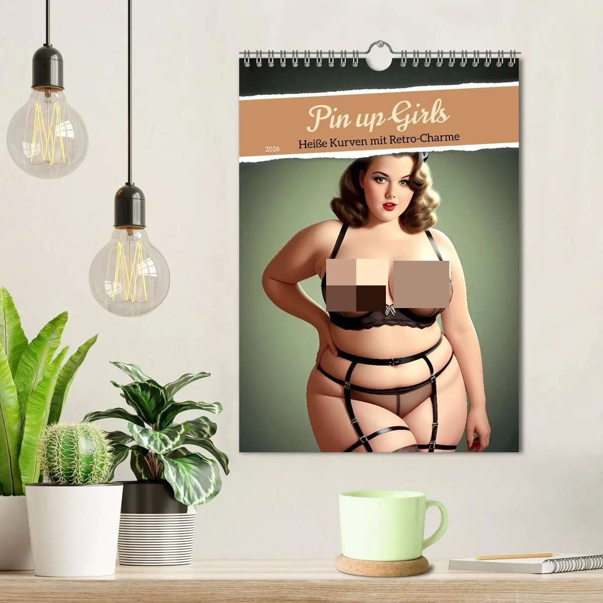 Bild: 9783516270501 | Pin up Girls Heiße Kurven mit Retro Charme (Wandkalender 2026 DIN...