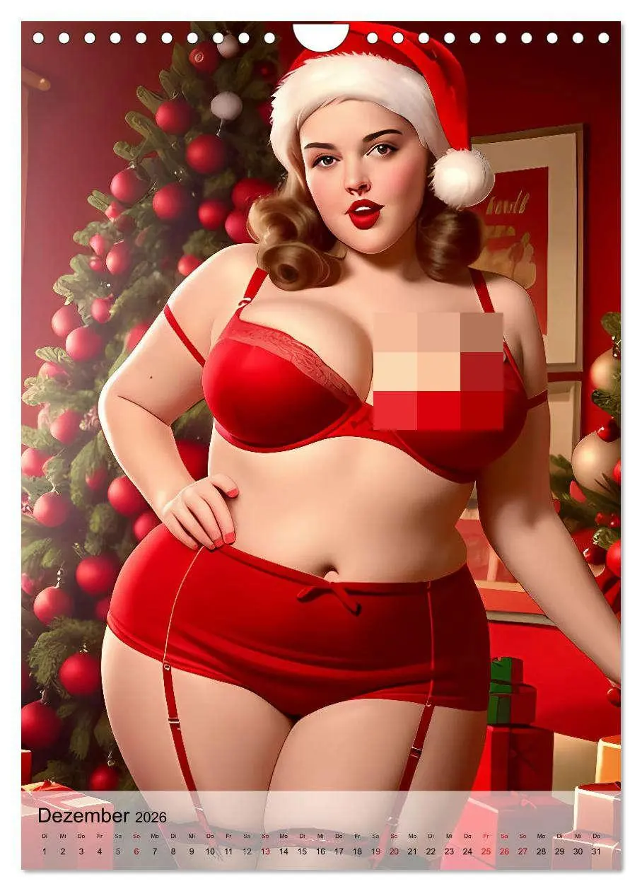 Bild: 9783516270501 | Pin up Girls Heiße Kurven mit Retro Charme (Wandkalender 2026 DIN...