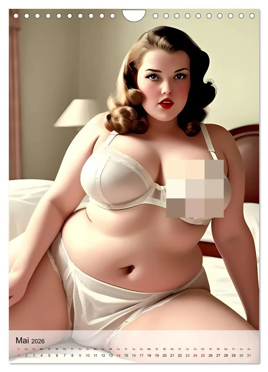 Bild: 9783516270501 | Pin up Girls Heiße Kurven mit Retro Charme (Wandkalender 2026 DIN...