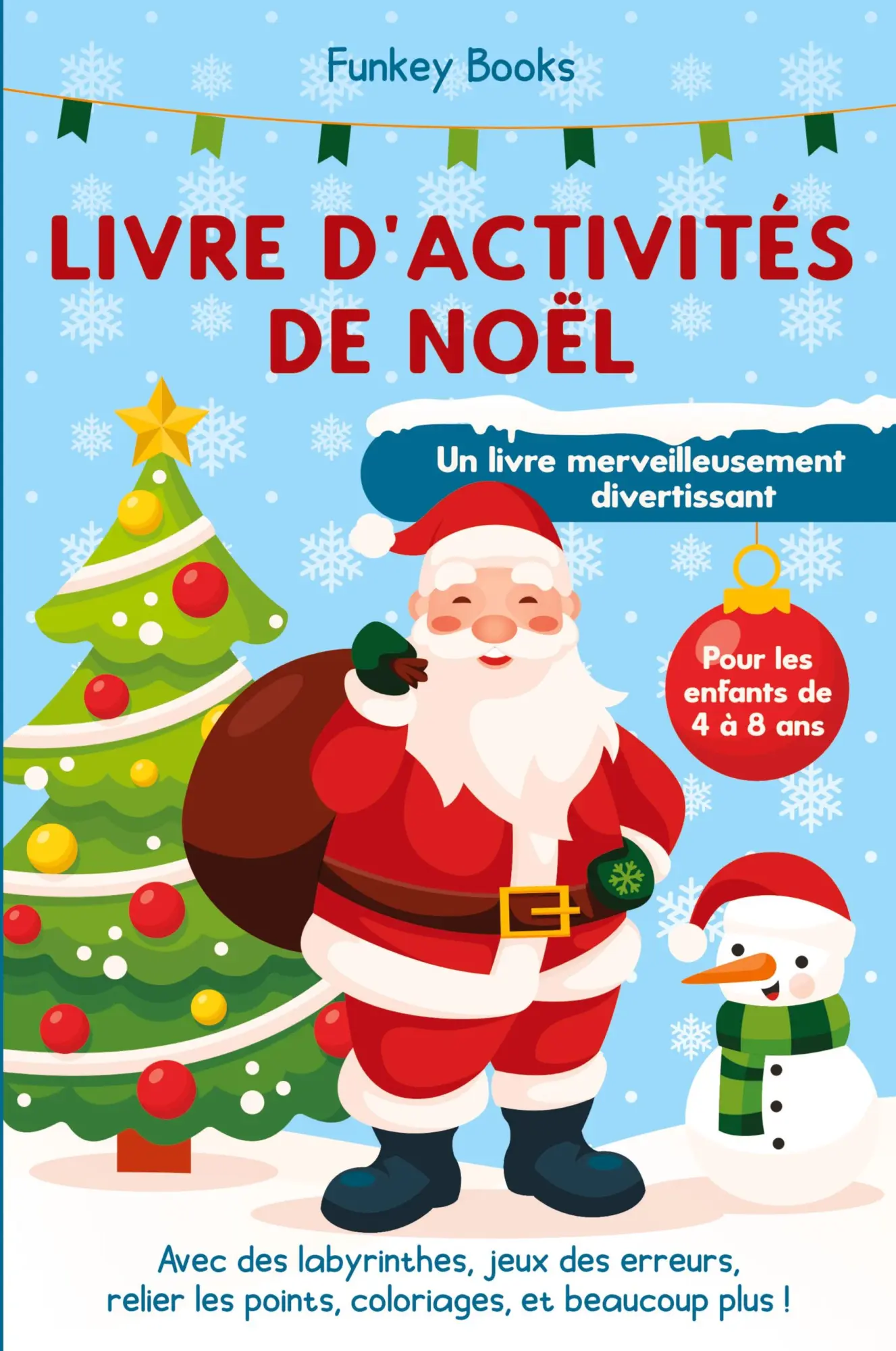 Cover: 9783967720501 | Livre d'activités de Noël pour les enfants de 4 à 8 ans - Un livre...