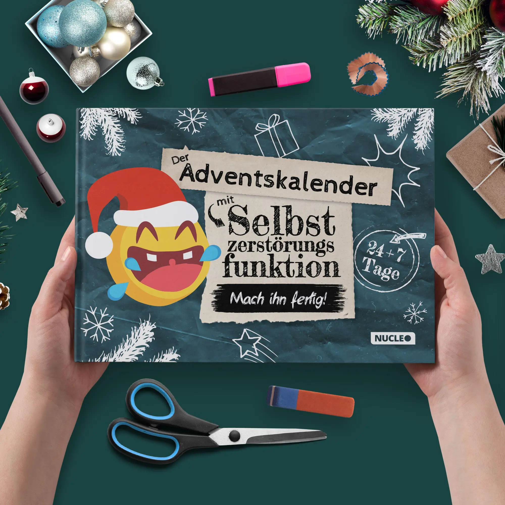 Bild: 9783985610501 | Der Adventskalender mit Selbstzerstörungsfunktion: Mach ihn fertig