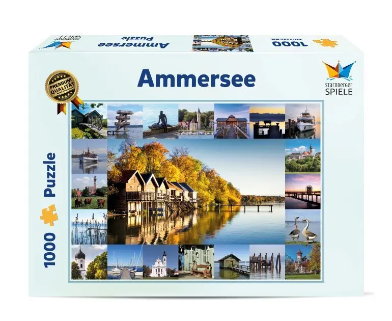 Cover: 4260472860601 | Ammersee Puzzle | 1000 Teile | Tanja Philippeit | Spiel | Deutsch