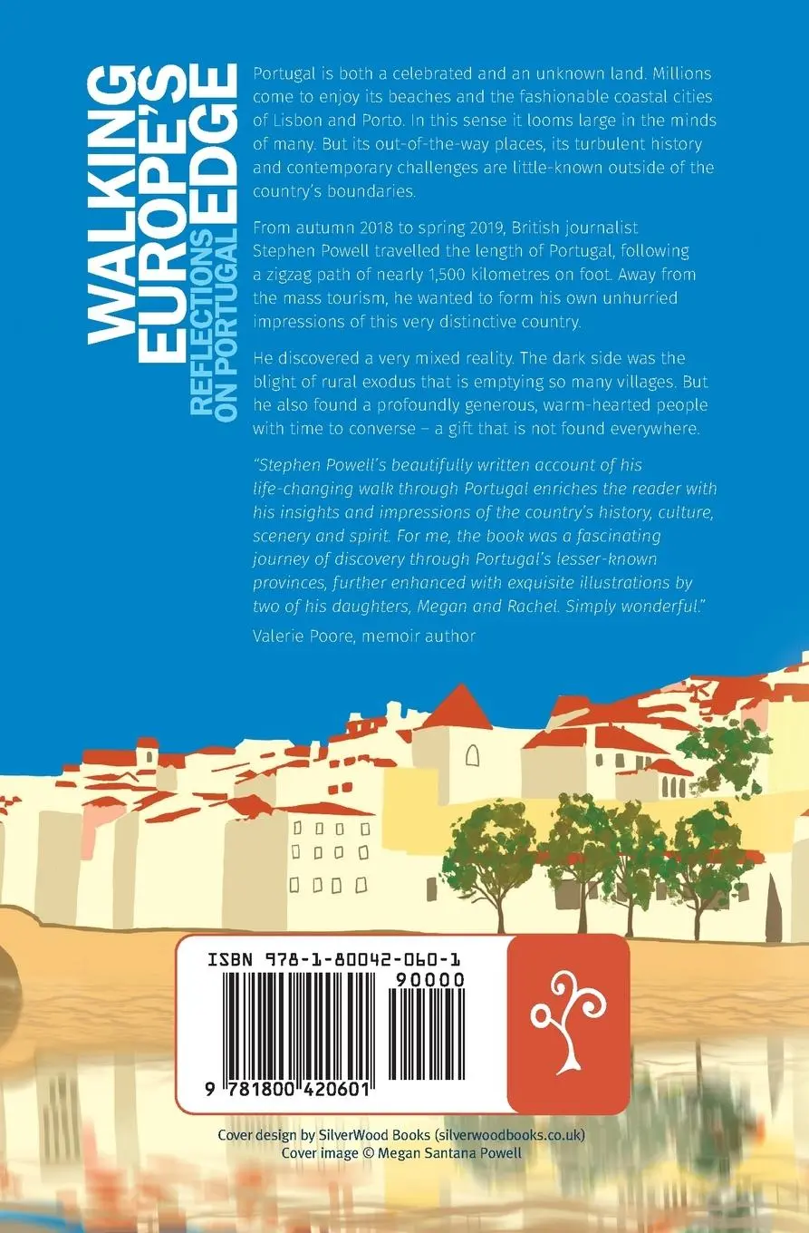 Rückseite: 9781800420601 | Walking Europe's Edge | Reflections on Portugal | Stephen Powell