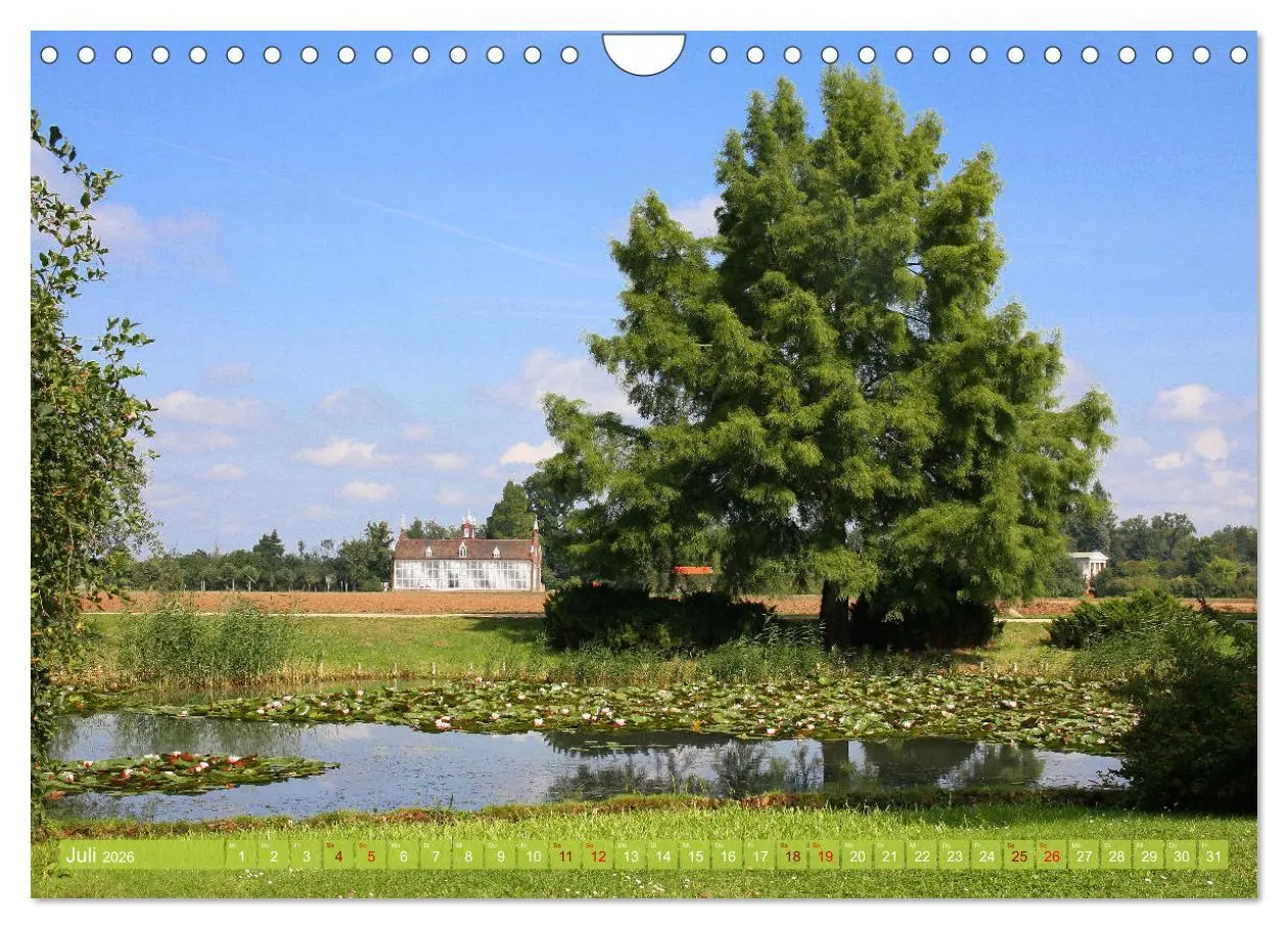 Bild: 9783457620601 | Im Wörlitzer Gartenreich (Wandkalender 2026 DIN A4 quer), CALVENDO...