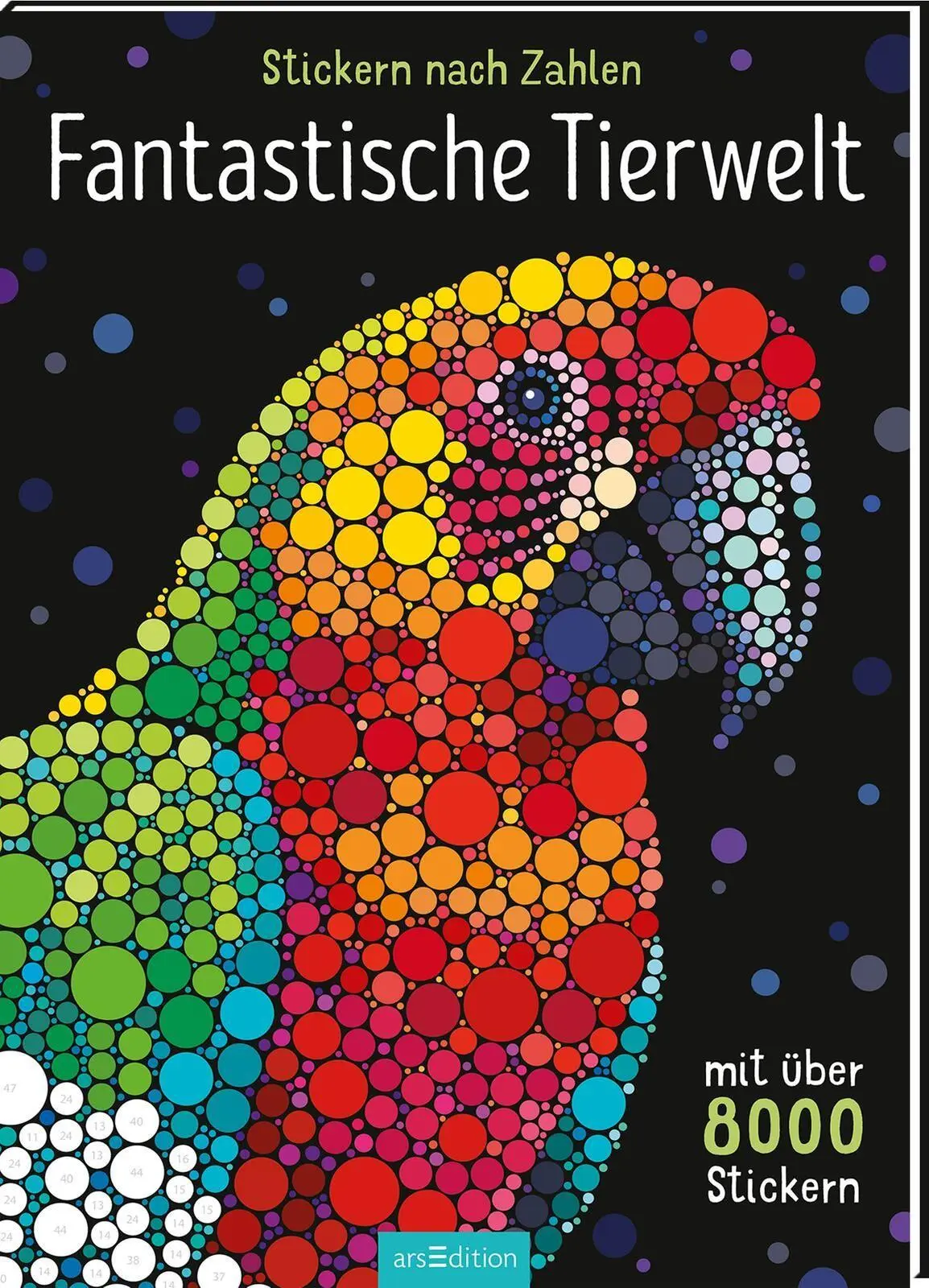 Cover: 9783845870601 | Stickern nach Zahlen - Fantastische Tierwelt | Mit über 8000 Stickern