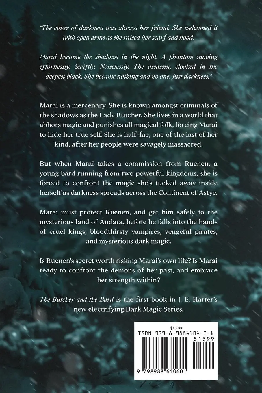 Rückseite: 9798988610601 | The Butcher and the Bard | J. E. Harter | Taschenbuch | Englisch