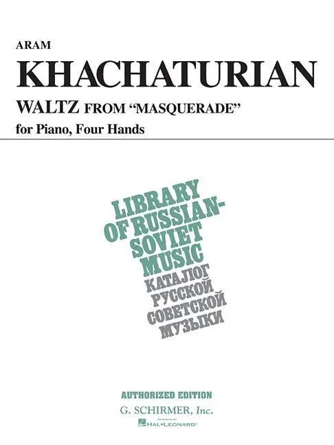 Cover: 73999700701 | Waltz from Masquerade (Vaap Edition) | Piano Duet | Taschenbuch | 1986