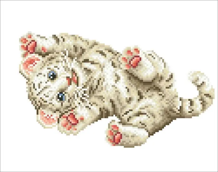 Bild: 4897073240701 | DIAMOND DOTZ - Diamond Painting Baby Tiger | Kit (Bastelset) | 2025
