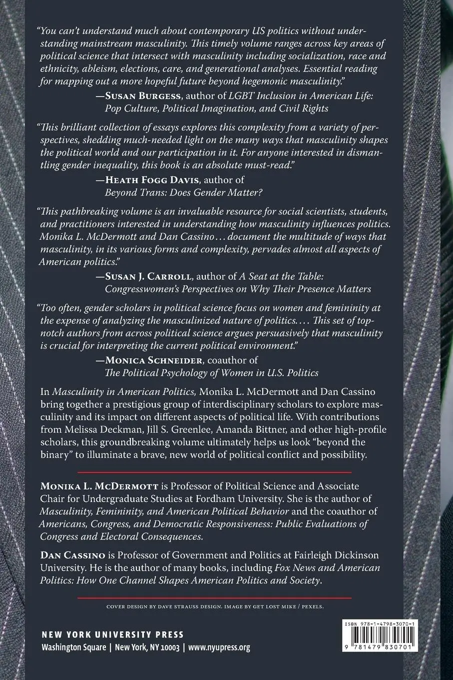Rückseite: 9781479830701 | Masculinity in American Politics | Monika L McDermott (u. a.) | Buch