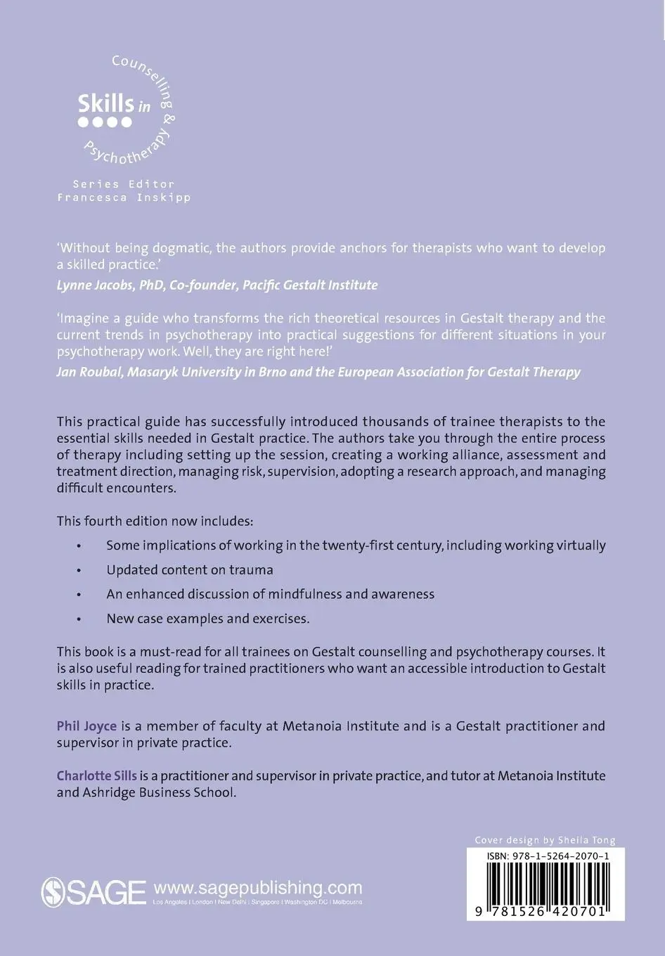 Rückseite: 9781526420701 | Skills in Gestalt Counselling &amp; Psychotherapy | Phil Joyce (u. a.)