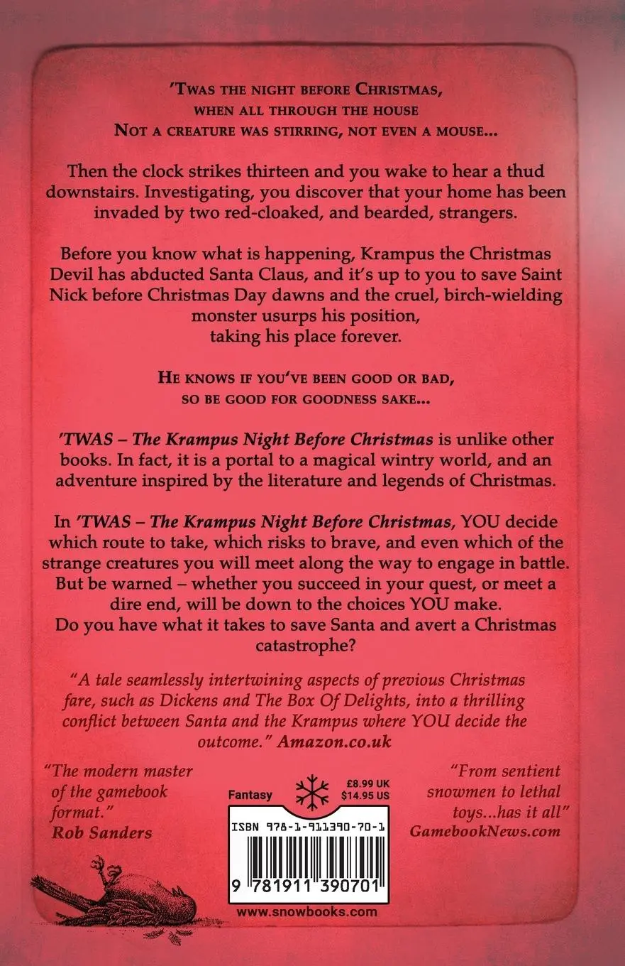 Rückseite: 9781911390701 | 'TWAS | The Krampus Night Before Christmas | Jonathan Green | Buch
