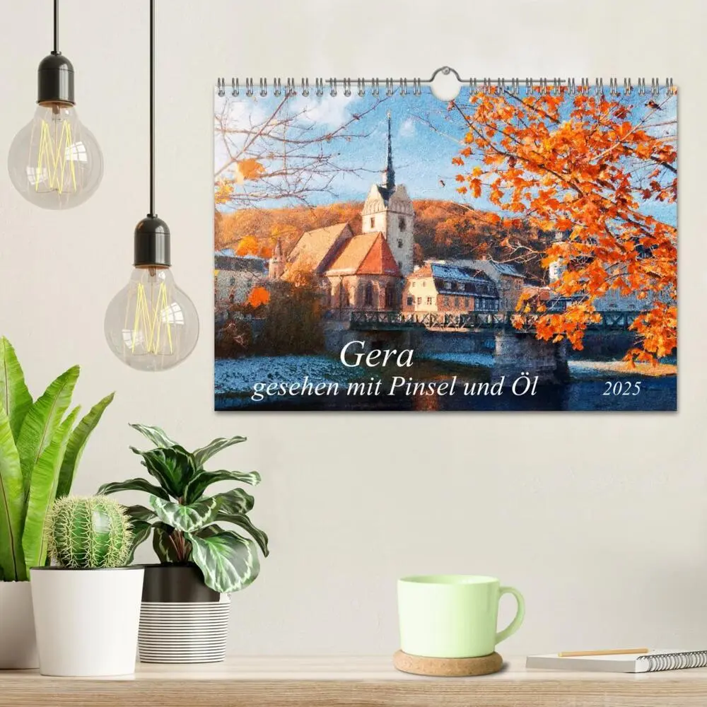 Bild: 9783435140701 | Gera gesehen mit Pinsel und Öl (Wandkalender 2025 DIN A4 quer),...