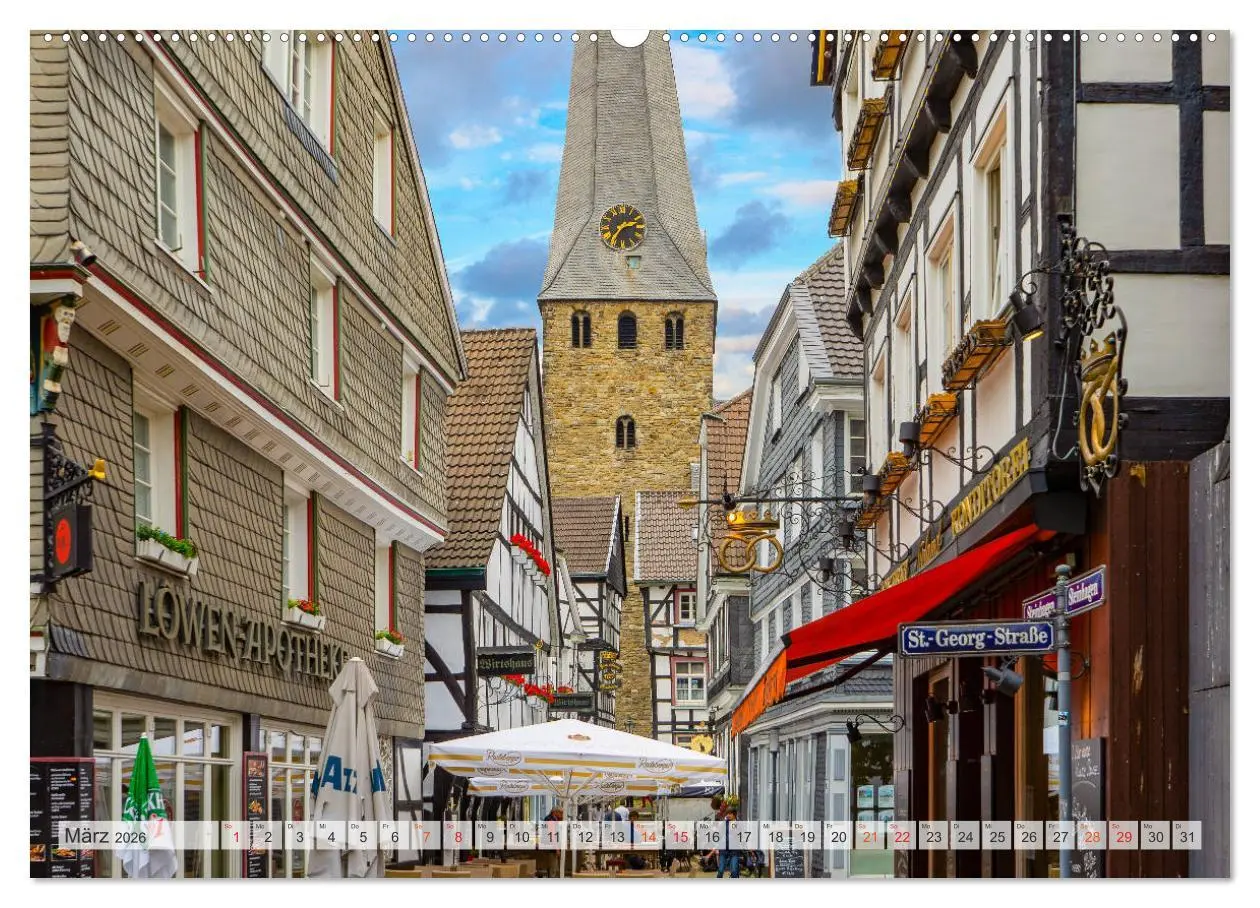 Bild: 9783457780701 | Hattingen Impressionen (Wandkalender 2026 DIN A2 quer), CALVENDO...