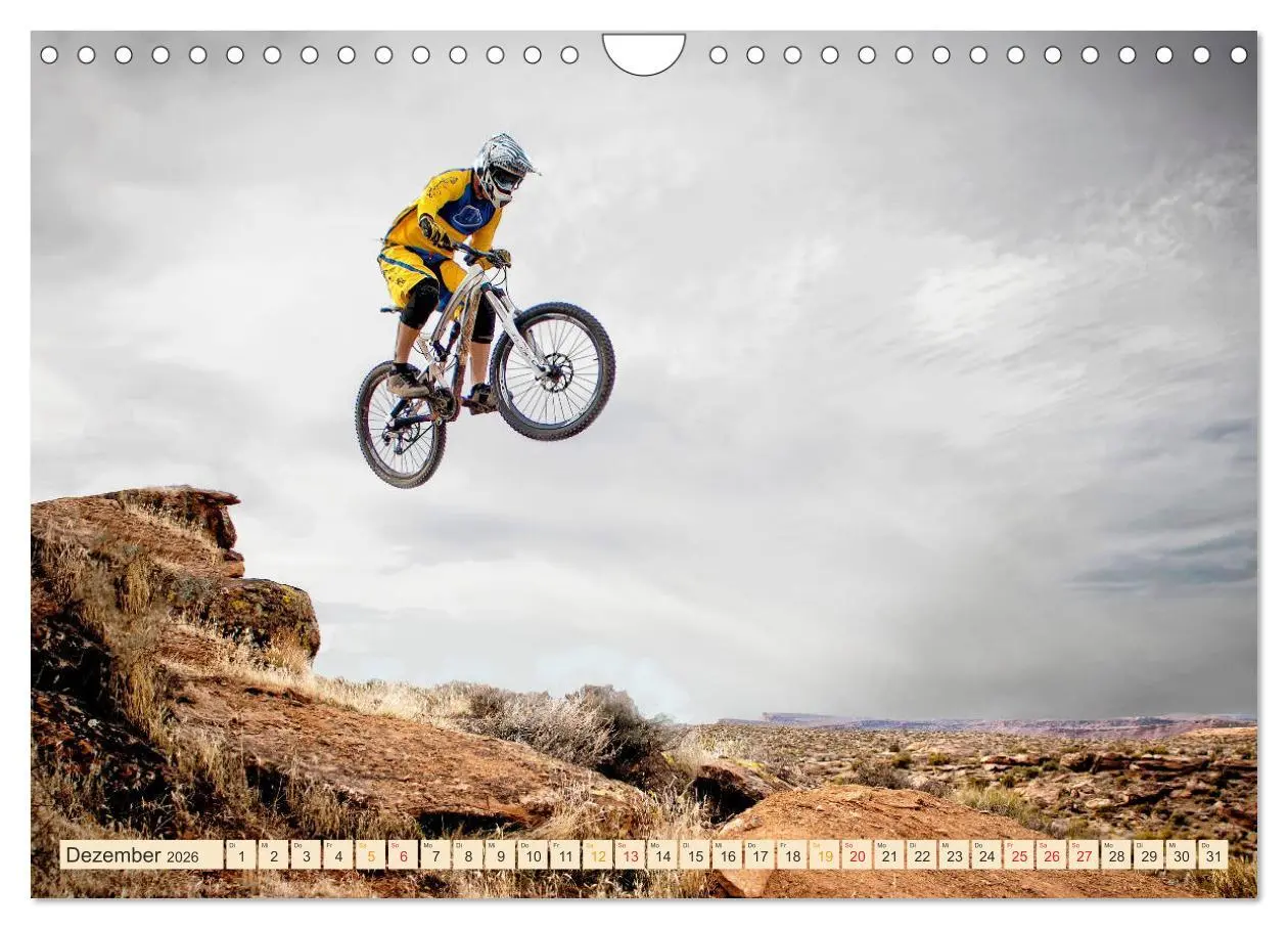 Bild: 9783457920701 | Mountainbike extrem (Wandkalender 2026 DIN A4 quer), CALVENDO...