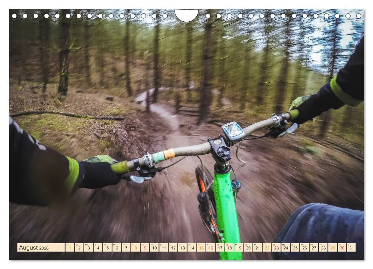 Bild: 9783457920701 | Mountainbike extrem (Wandkalender 2026 DIN A4 quer), CALVENDO...