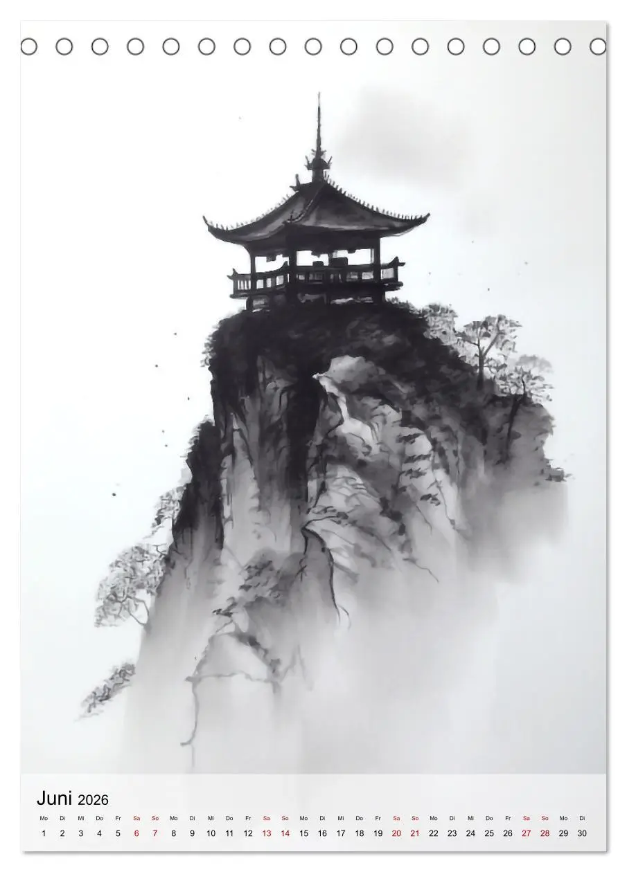 Bild: 9783516320701 | Ruhe im Zen (Tischkalender 2026 DIN A5 hoch), CALVENDO Monatskalender