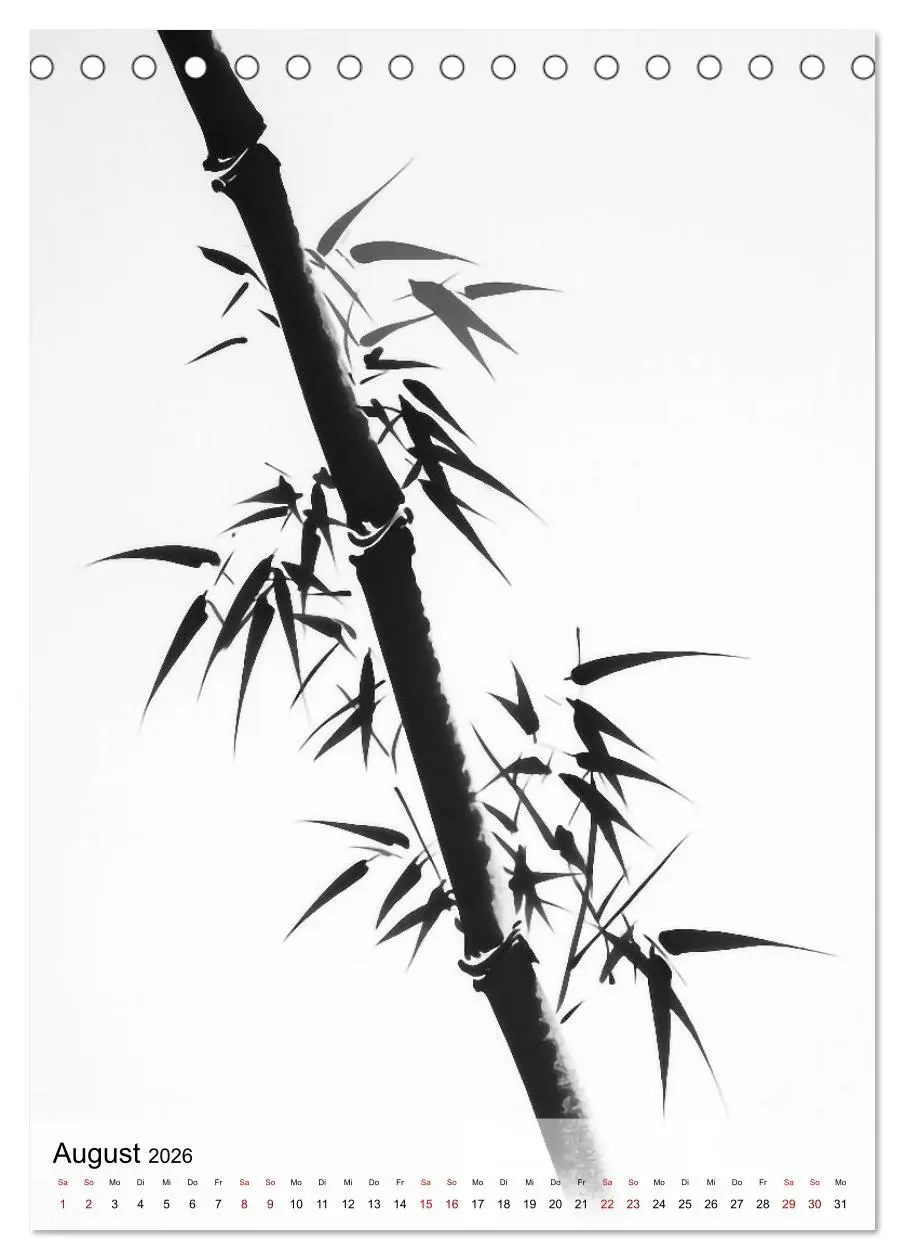 Bild: 9783516320701 | Ruhe im Zen (Tischkalender 2026 DIN A5 hoch), CALVENDO Monatskalender