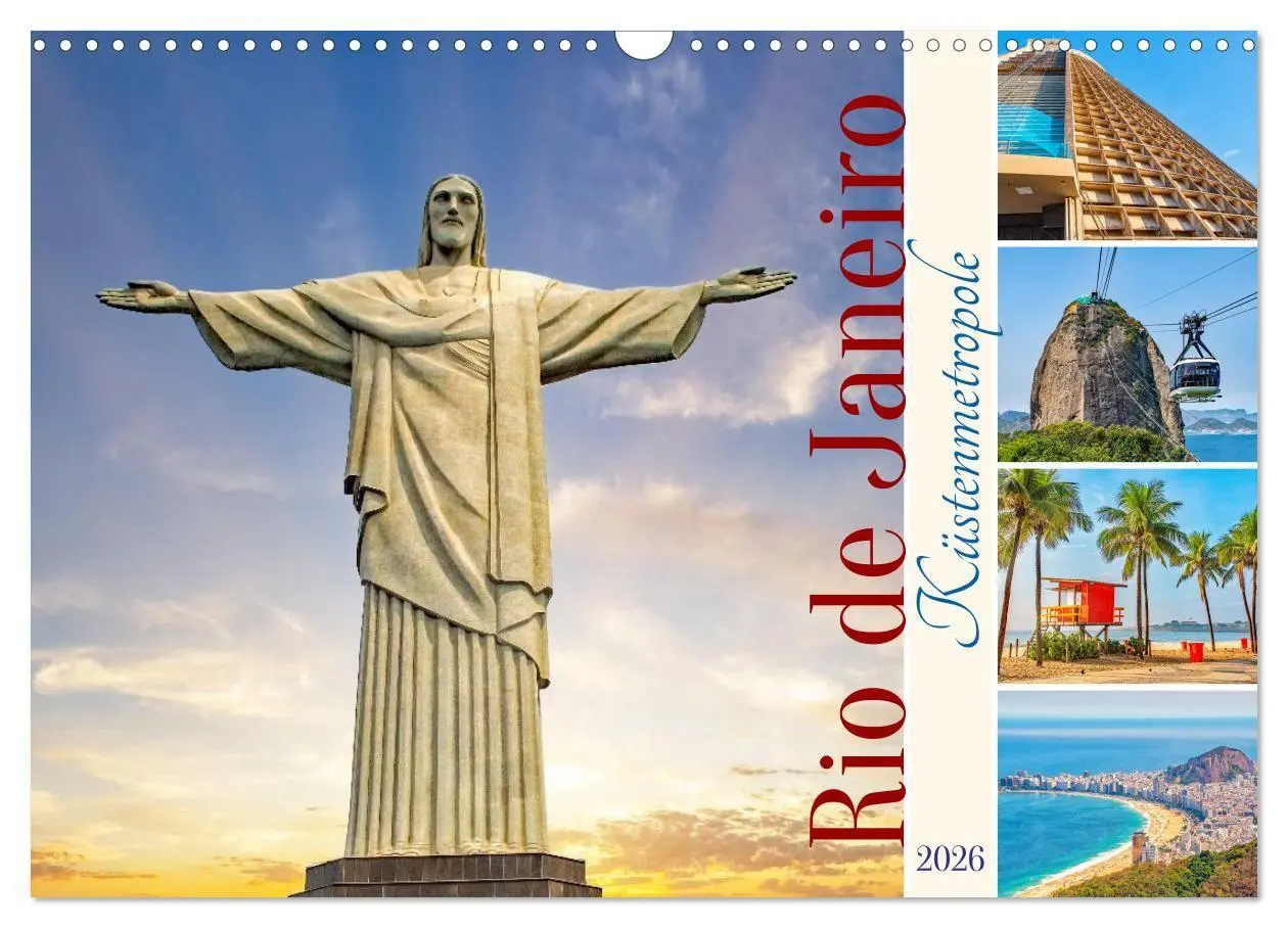 Cover: 9783516700701 | Rio de Janeiro - Küstenmetropole (Wandkalender 2026 DIN A3 quer),...