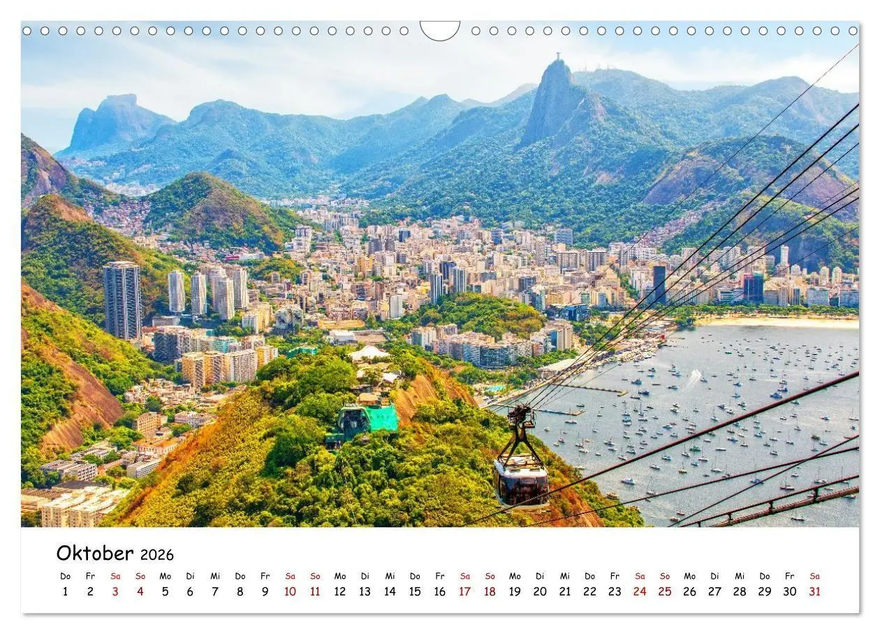 Bild: 9783516700701 | Rio de Janeiro - Küstenmetropole (Wandkalender 2026 DIN A3 quer),...