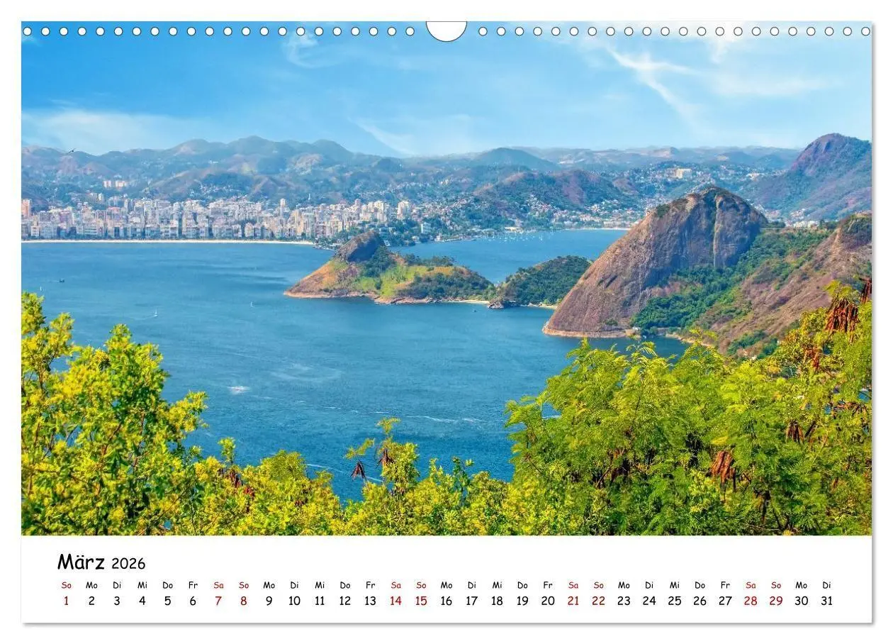 Bild: 9783516700701 | Rio de Janeiro - Küstenmetropole (Wandkalender 2026 DIN A3 quer),...
