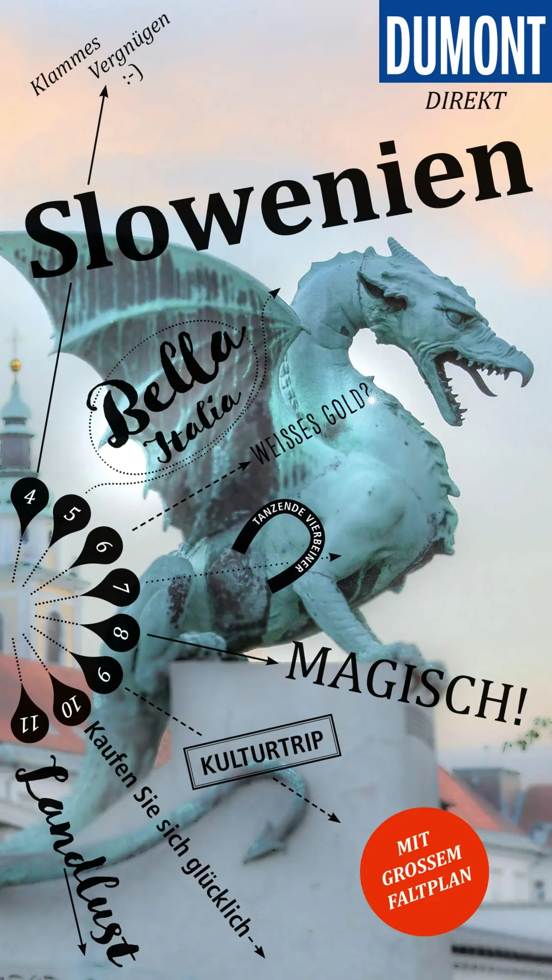 Cover: 9783616000701 | DUMONT direkt Reiseführer Slowenien | Mit großem Faltplan | Schulze