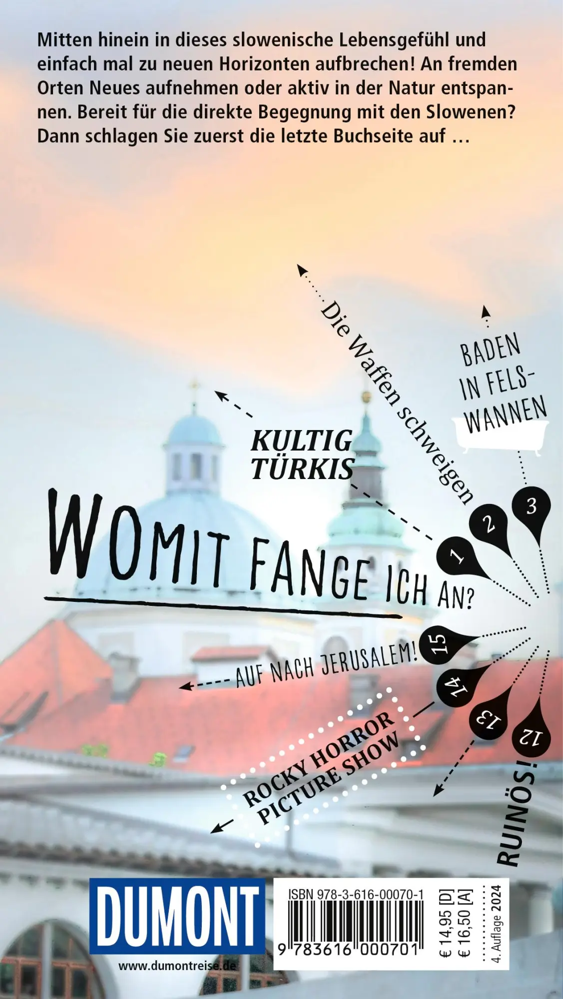 Rückseite: 9783616000701 | DUMONT direkt Reiseführer Slowenien | Mit großem Faltplan | Schulze