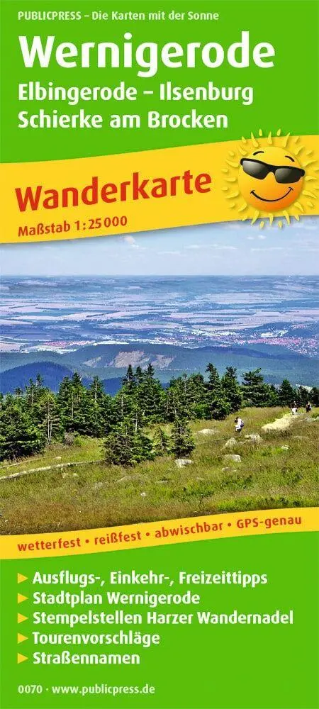 Cover: 9783747300701 | Wanderkarte Wernigerode - Elbingerode - Ilsenburg - Schierke am...