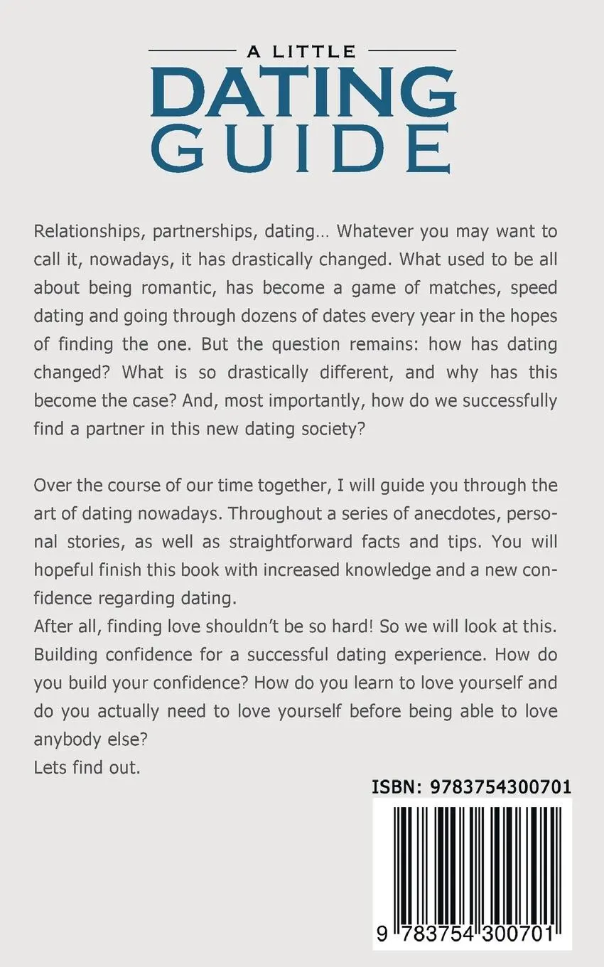 Rückseite: 9783754300701 | A little dating guide | Sarah Liebstein | Taschenbuch | Englisch