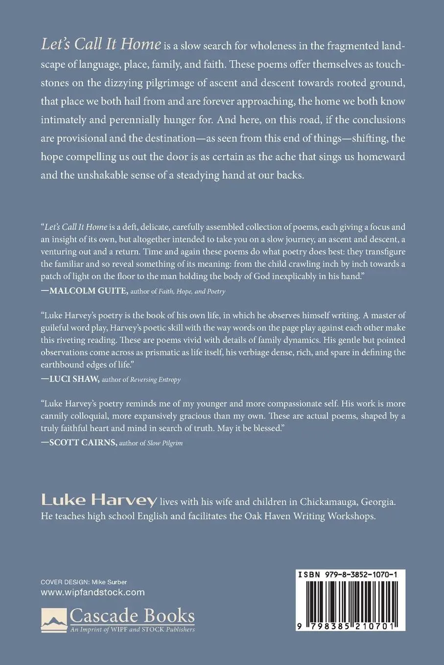 Rückseite: 9798385210701 | Let's Call It Home | Luke Harvey | Taschenbuch | Englisch | 2024