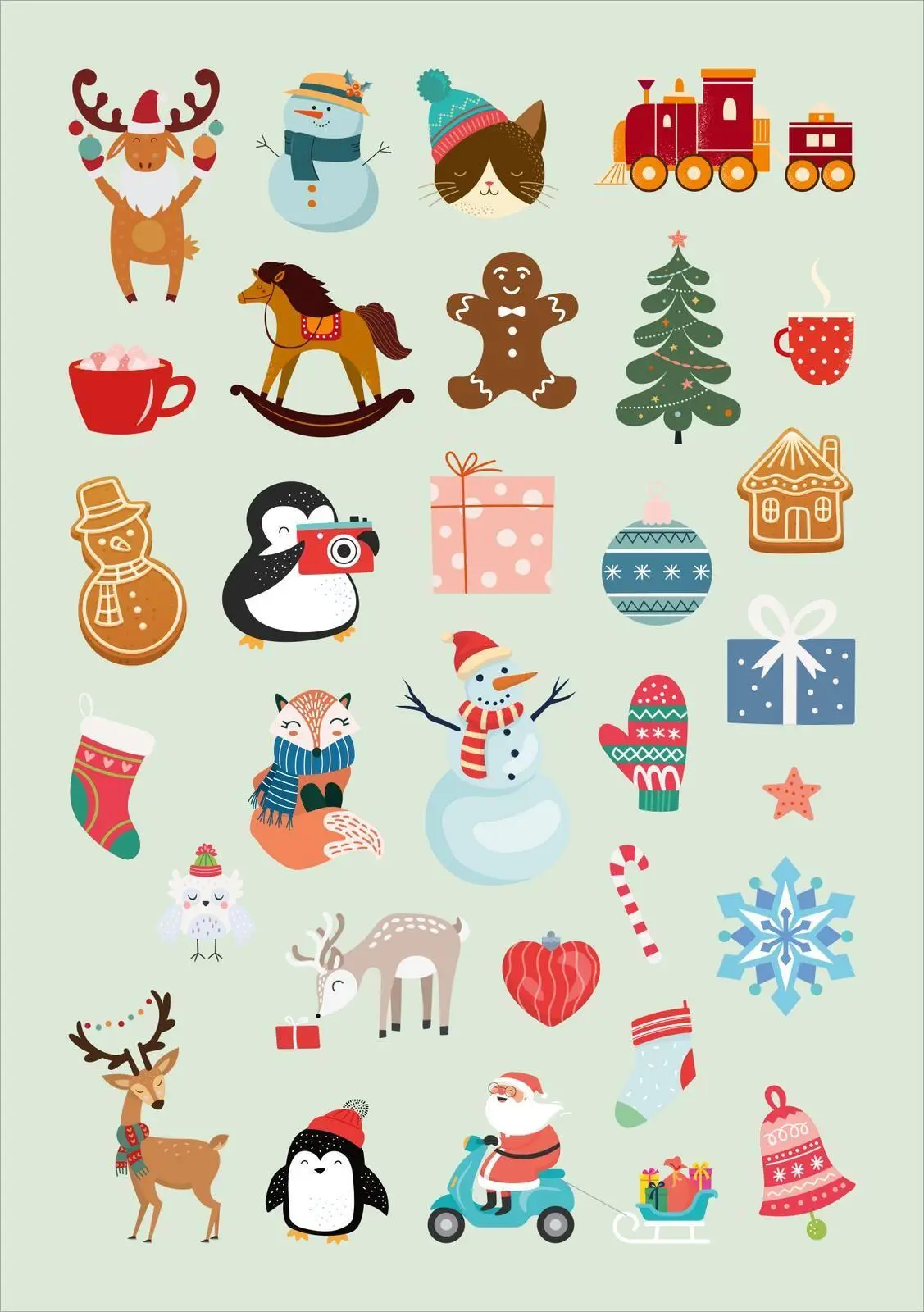 Bild: 4014489140801 | Weihnachtssticker | Über 200 Sticker | Broschüre | 16 S. | Deutsch