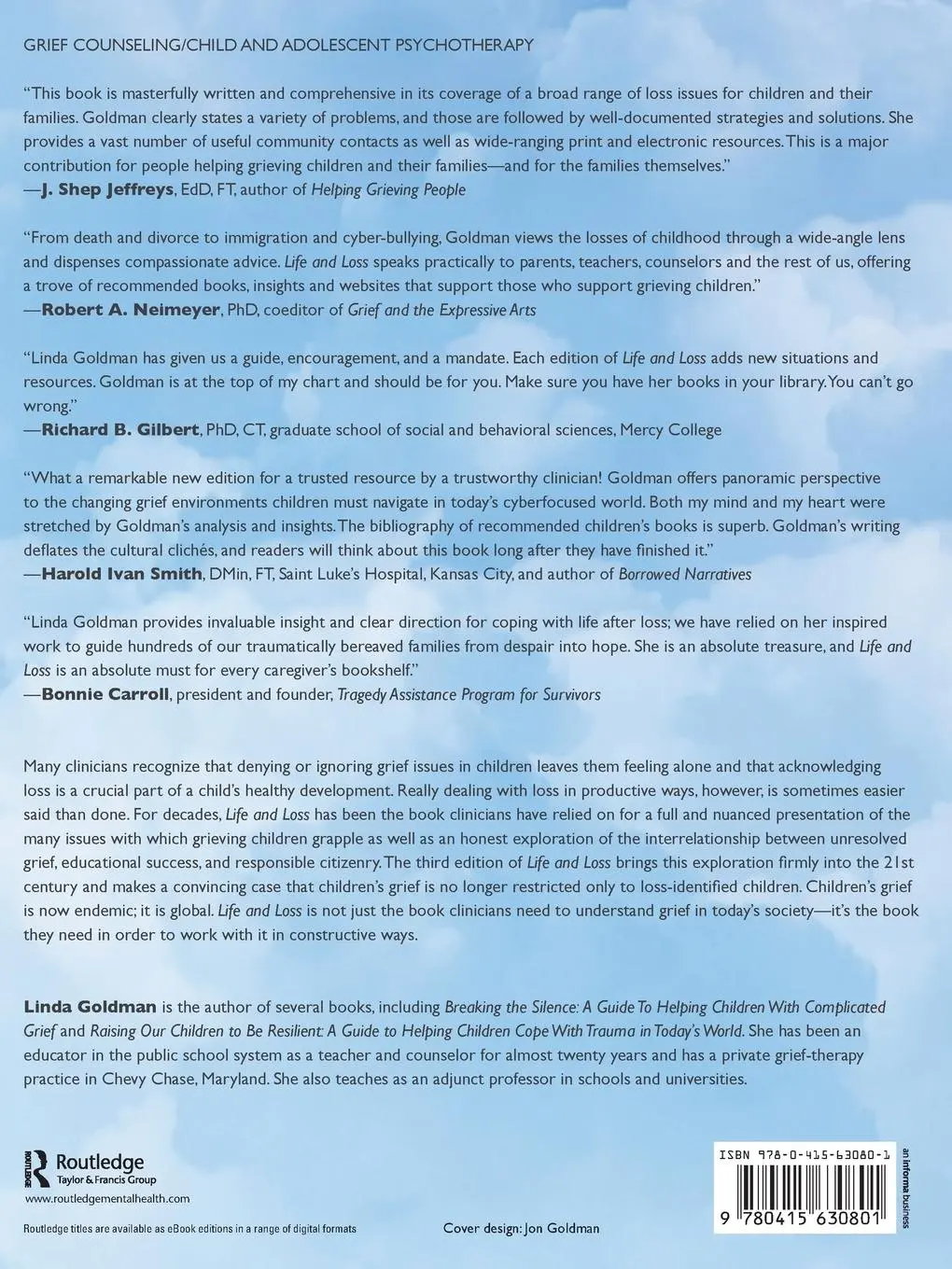 Rückseite: 9780415630801 | Life and Loss | A Guide to Help Grieving Children | Linda Goldman